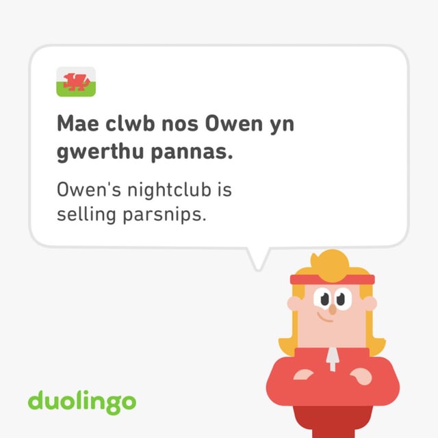 Welsh Duolingo