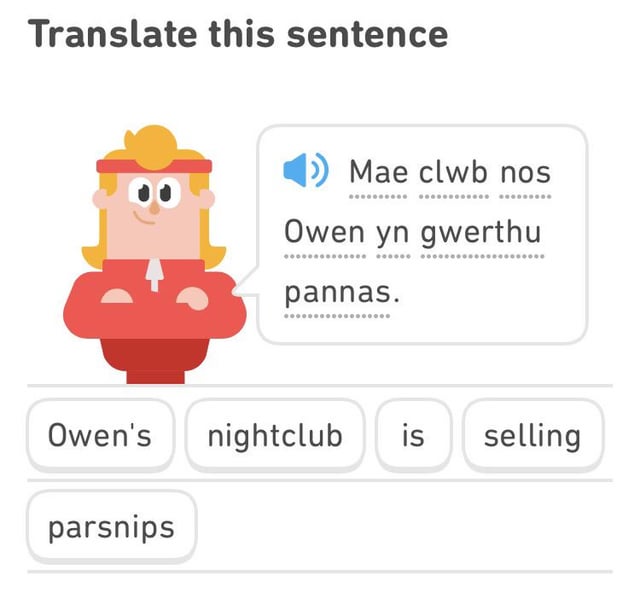 Welsh Duolingo