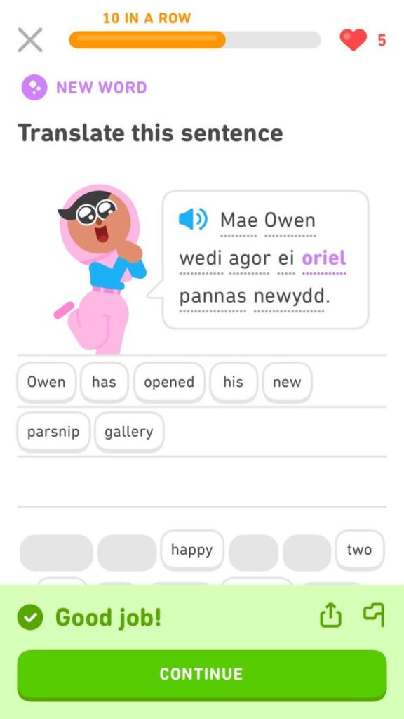 Welsh Duolingo
