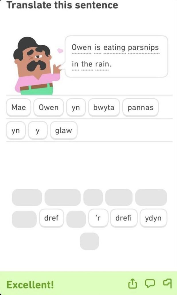 Welsh Duolingo