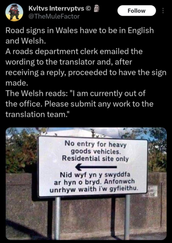 Welsh Signs