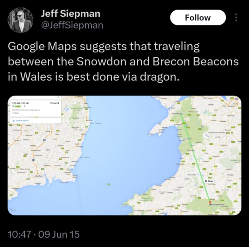 Welsh Google Maps