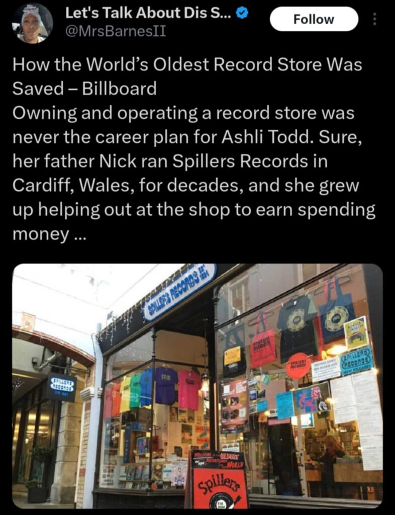 Oldest record store