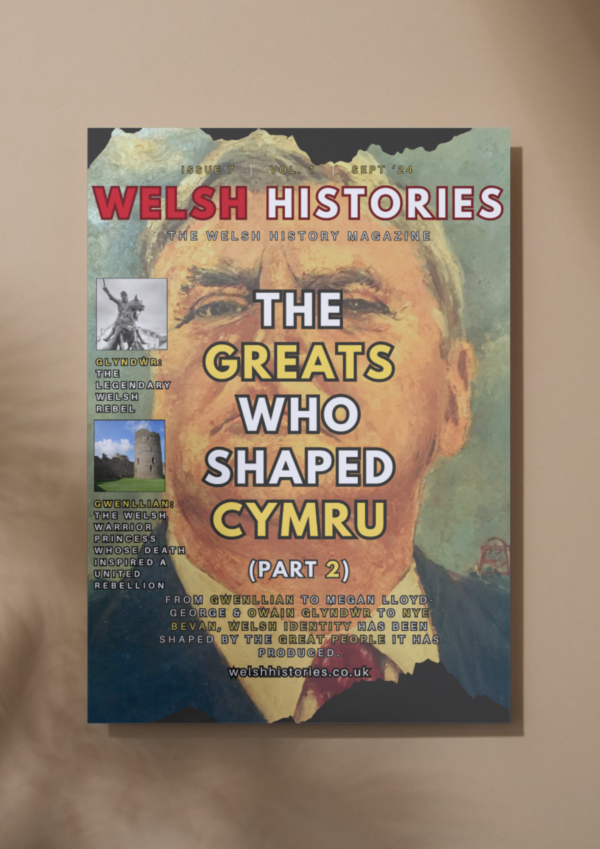 OUT OF STOCK: PHYSICAL COPY Welsh Histories Magazine - September 2024