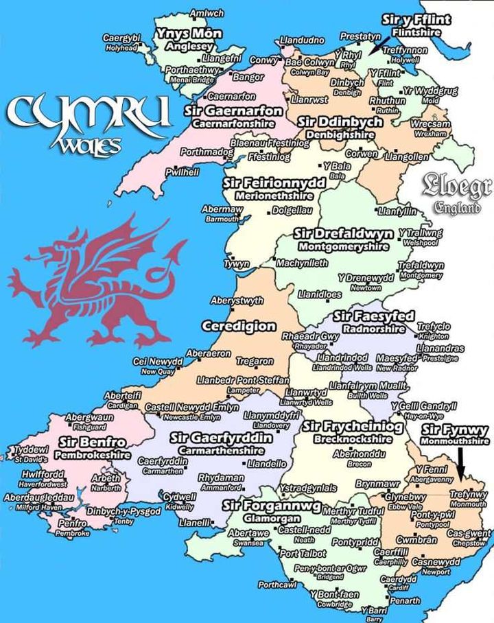 Welsh history maps