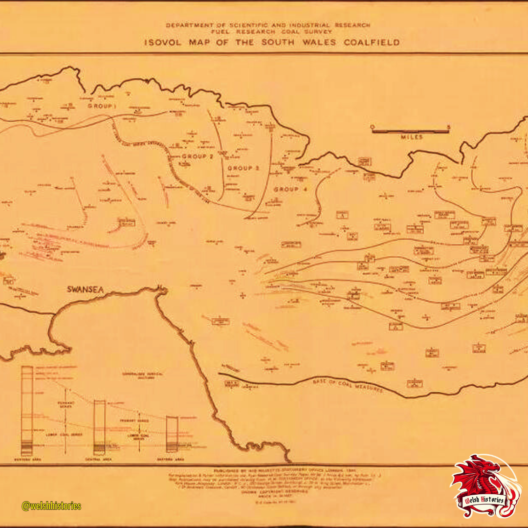 This is a map of the South Wales Coalfield