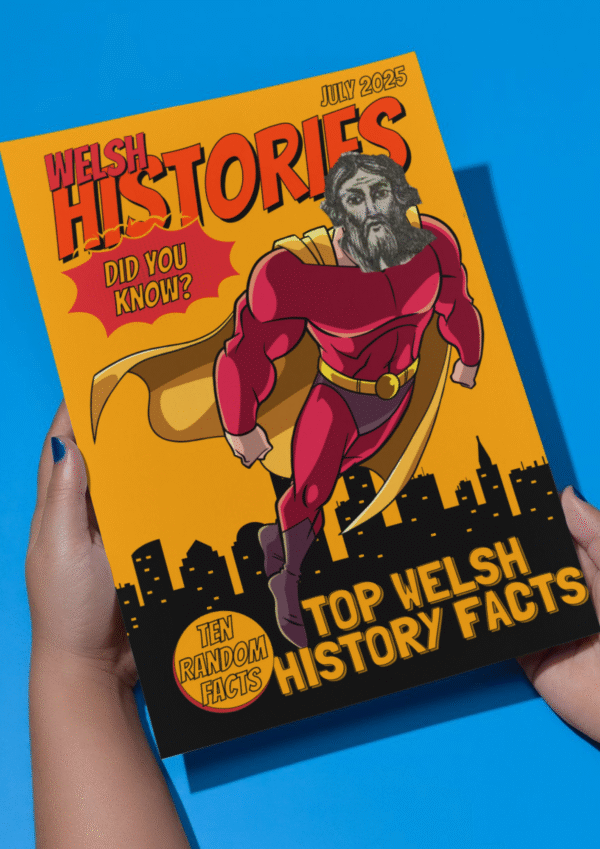 Mockup for Welsh Histories Magazine - July 2025.