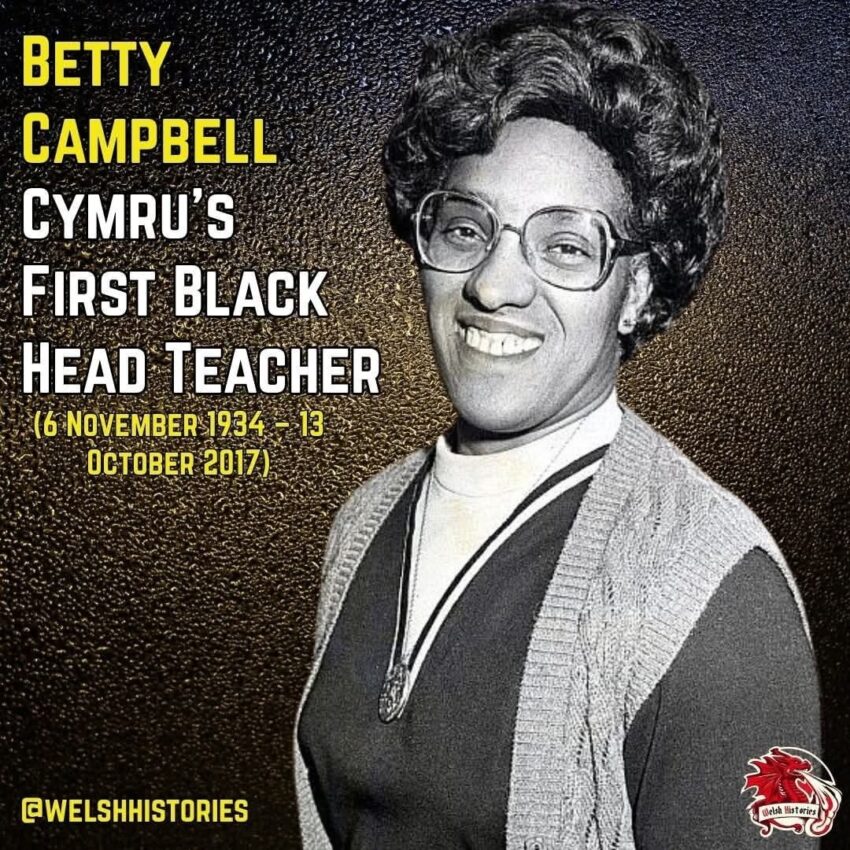 Betty Campbell was Wales' first black headteacher