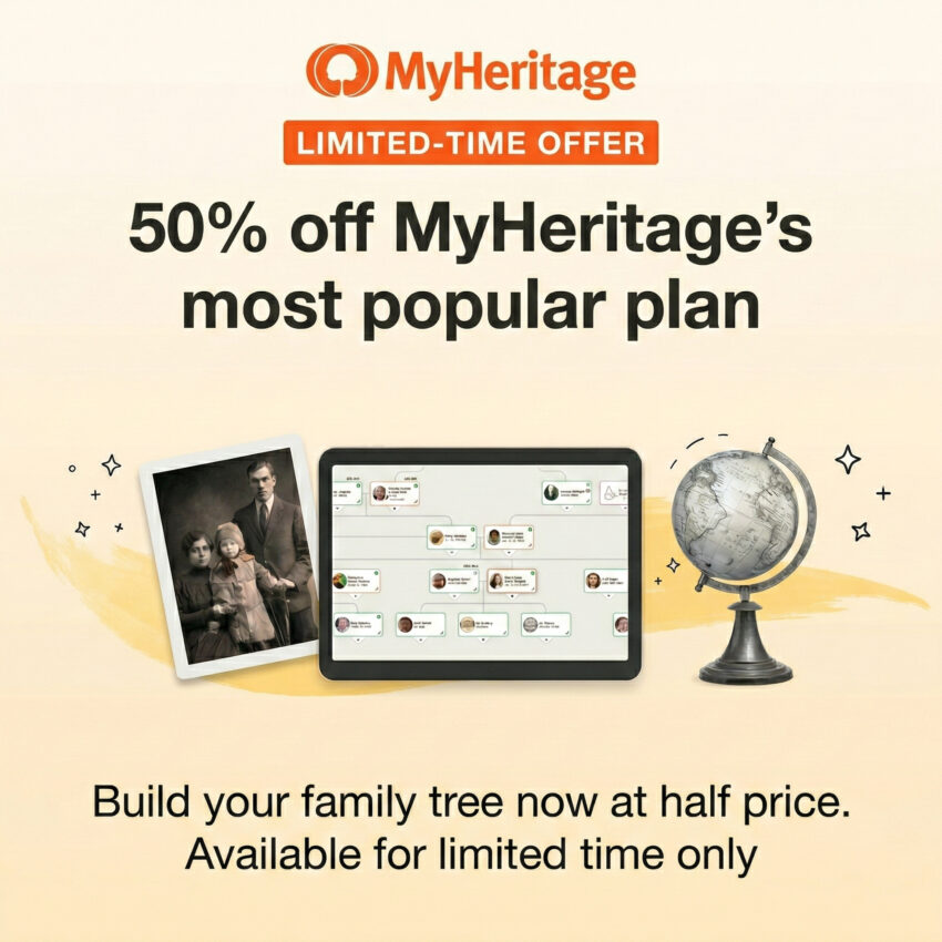 MyHeritage & Welsh Histories Partner Up to Give this 50% Off Special Offer